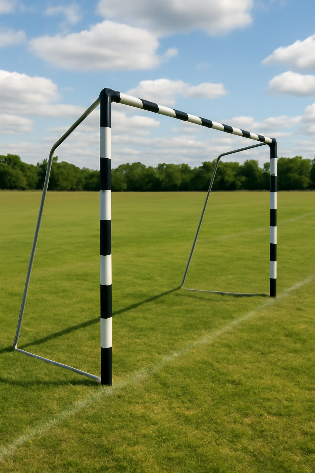 Steel Football Goal Post Fixed